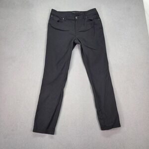 PrAna Briann Pants Womens 8 Black Stretch Nylon Skinny Jegging Travel Casual